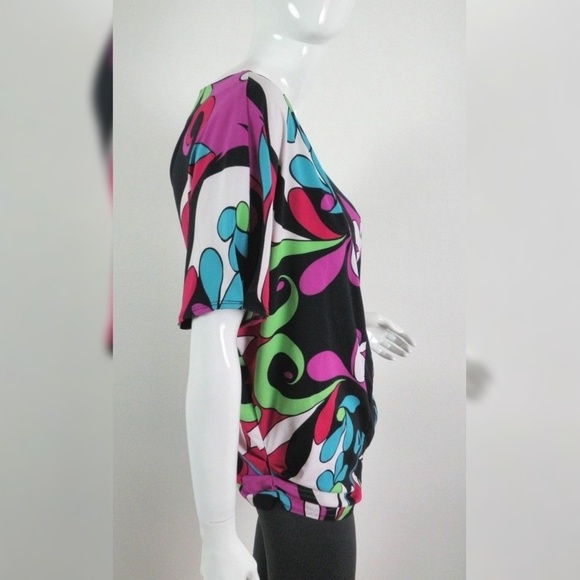 Nicole Miller Women's Loose Fit Blouse - Picture 2 of 5